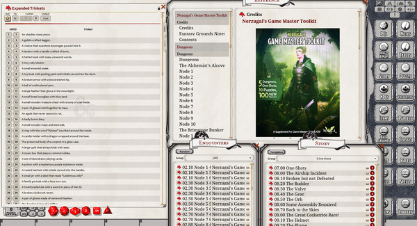 Скриншот из Fantasy Grounds - Nerzugal's Game Master Toolkit (5E)