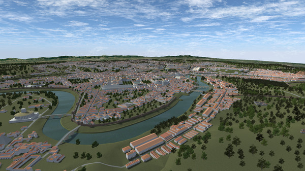 Rome Reborn: Flight over Ancient Rome game for Linux 1