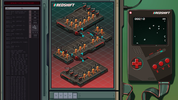 Скриншот из EXAPUNKS: TEC Redshift Player