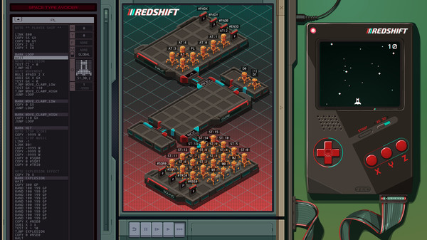 Скриншот из EXAPUNKS: TEC Redshift Player