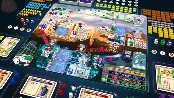 Скриншот из Tabletopia - Euphoria: Build a Better Dystopia