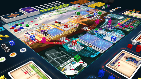 Скриншот из Tabletopia - Euphoria: Build a Better Dystopia