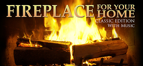 Fireplace For Your Home: Crackling Fireplace with Music