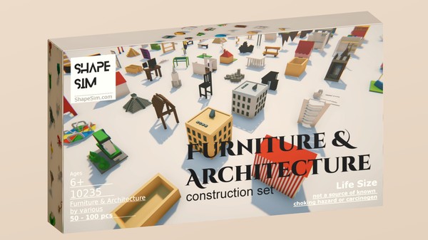 Скриншот из ShapeSim - Furniture & Architecture Pack