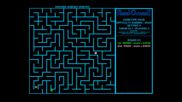 Rand-O-mazE game for Linux 1