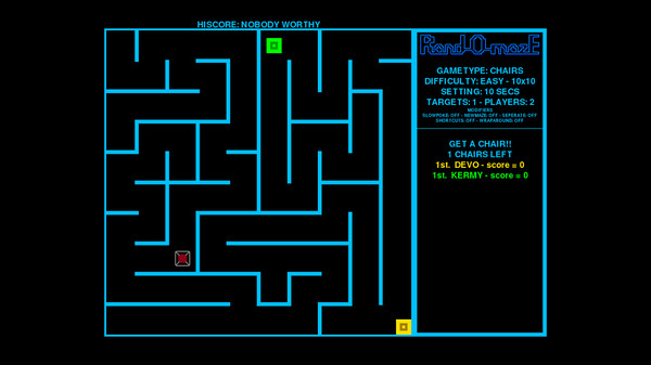 Rand-O-mazE requirements