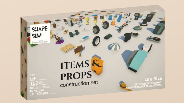 Скриншот из ShapSim - Items & Props Pack 6
