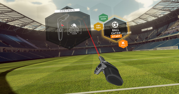 Goalkeeper VR Challenge requirements