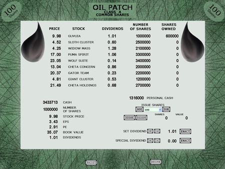 OIL PATCH SIMULATIONS minimum requirements