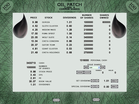 OIL PATCH SIMULATIONS