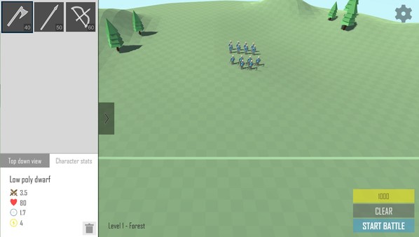 Скриншот из Medieval Battle Simulator