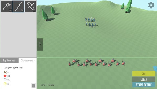 Скриншот из Medieval Battle Simulator