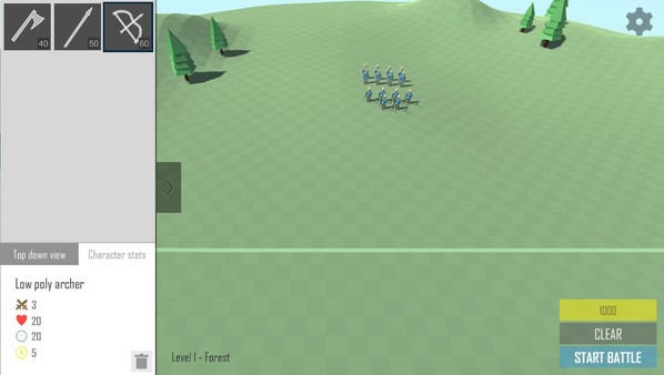 Скриншот из Medieval Battle Simulator