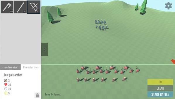 Скриншот из Medieval Battle Simulator