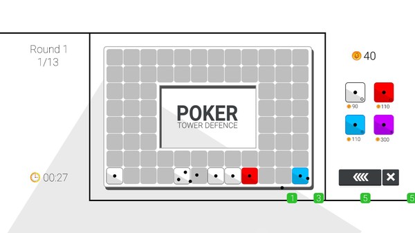 Poker Tower Defense game for Linux 1