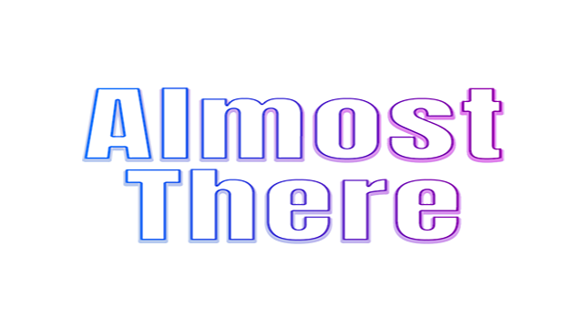 Almost There: The Platformer Logo