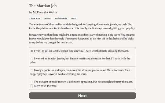 The Martian Job