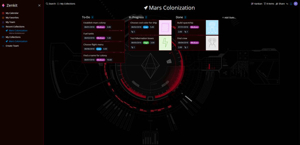 Zenkit Steam