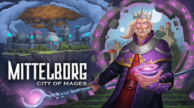 Mittelborg: City of Mages Logo