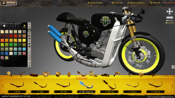Скриншот из Simson Tuningwerkstatt 3D