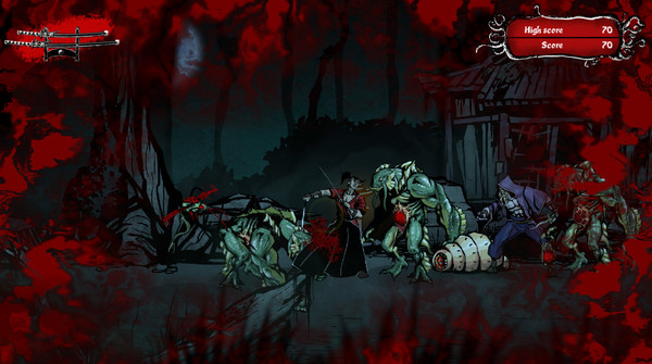 Скриншот из Musashi vs Cthulhu