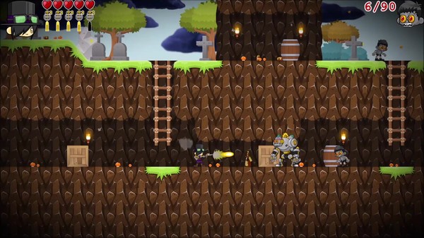 Steampunk Graveyard game for Linux 1