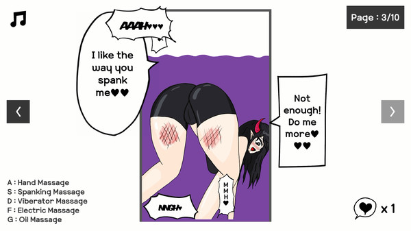 Devil Girl Needs Massages game for windows Pc 1