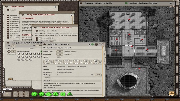 Скриншот из Fantasy Grounds - Amethyst: Quintessence (5E)