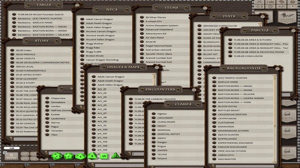Скриншот из Fantasy Grounds - Amethyst: Quintessence (5E)