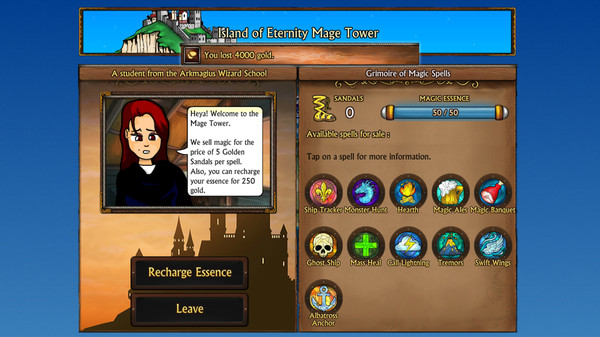 Скриншот из Swords and Sandals Pirates