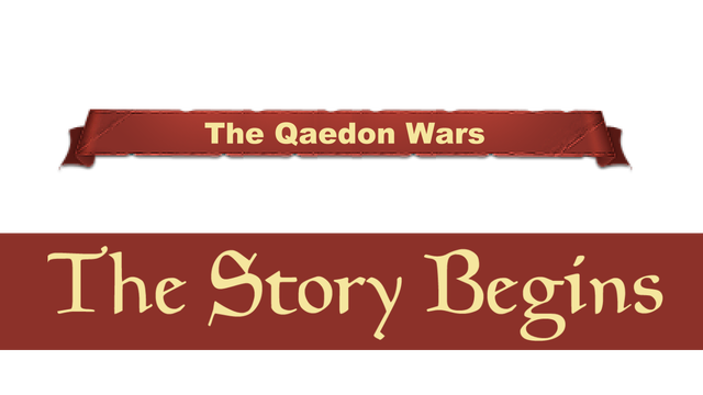 The Qaedon Wars - The Story Begins Logo
