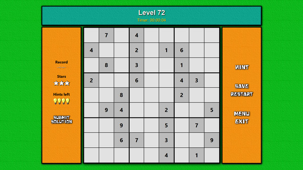 Скриншот из Super Turbo Sudoku