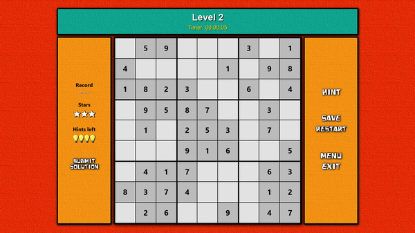 Скриншот из Super Turbo Sudoku