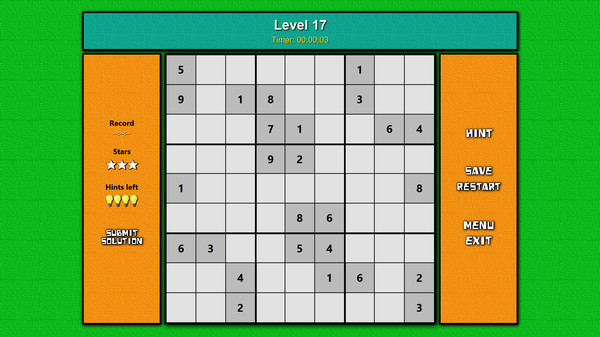 Скриншот из Super Turbo Sudoku