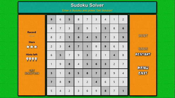 Скриншот из Super Turbo Sudoku