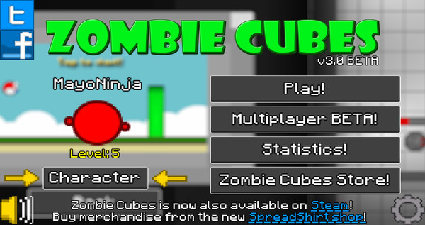 Скриншот из Zombie Cubes