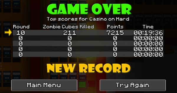 Скриншот из Zombie Cubes