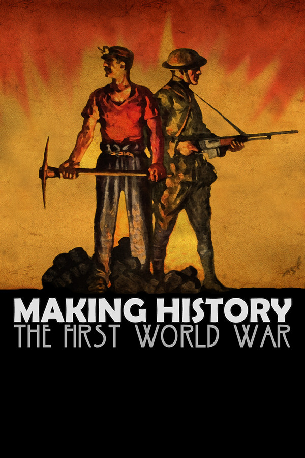 Steam portrait for Making History: The First World War.