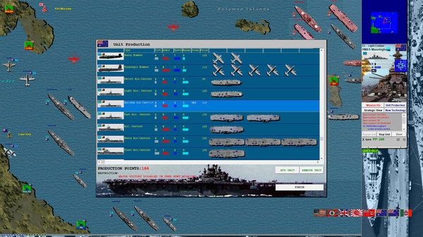 Battleships and Carriers - WW2 Battleship Game for linux