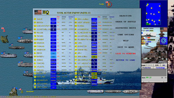 Battleships and Carriers - WW2 Battleship Game Steam