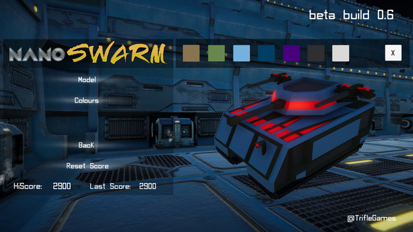 Nanoswarm game for Linux 1