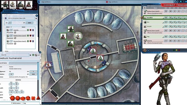 Скриншот из Fantasy Grounds - Starfinder RPG - Against the Aeon Throne AP 2: Escape from the Prison Moon (SFRPG)