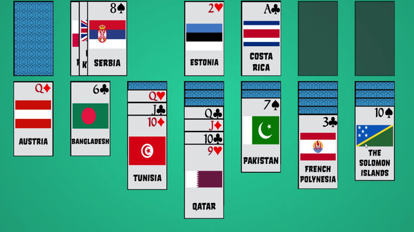 Solitaire: Learn the Flags!