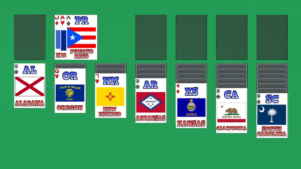 Скриншот из Solitaire: Learn the Flags!
