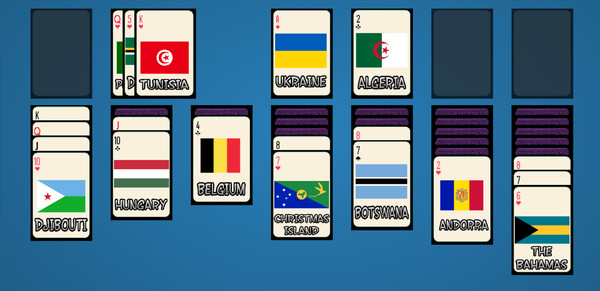 Скриншот из Solitaire: Learn the Flags!