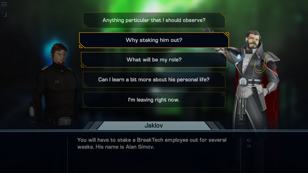 Скриншот из S.A.I.A.'s Awakening: A Robothorium Visual Novel