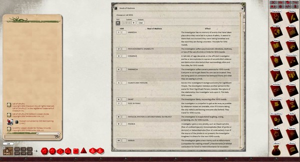 Скриншот из Fantasy Grounds - The Haunting (CoC7E)