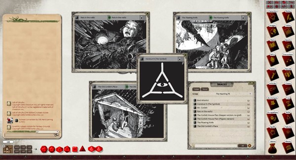 Скриншот из Fantasy Grounds - The Haunting (CoC7E)