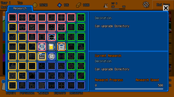 Abyss Manager game for Linux 1