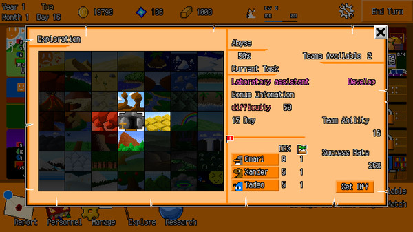 Abyss Manager game for windows Pc 1